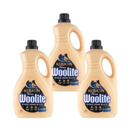   Woolite Keratin Therapy mosószer sötét ruhákhoz 3x2,7 liter (135 mosás)