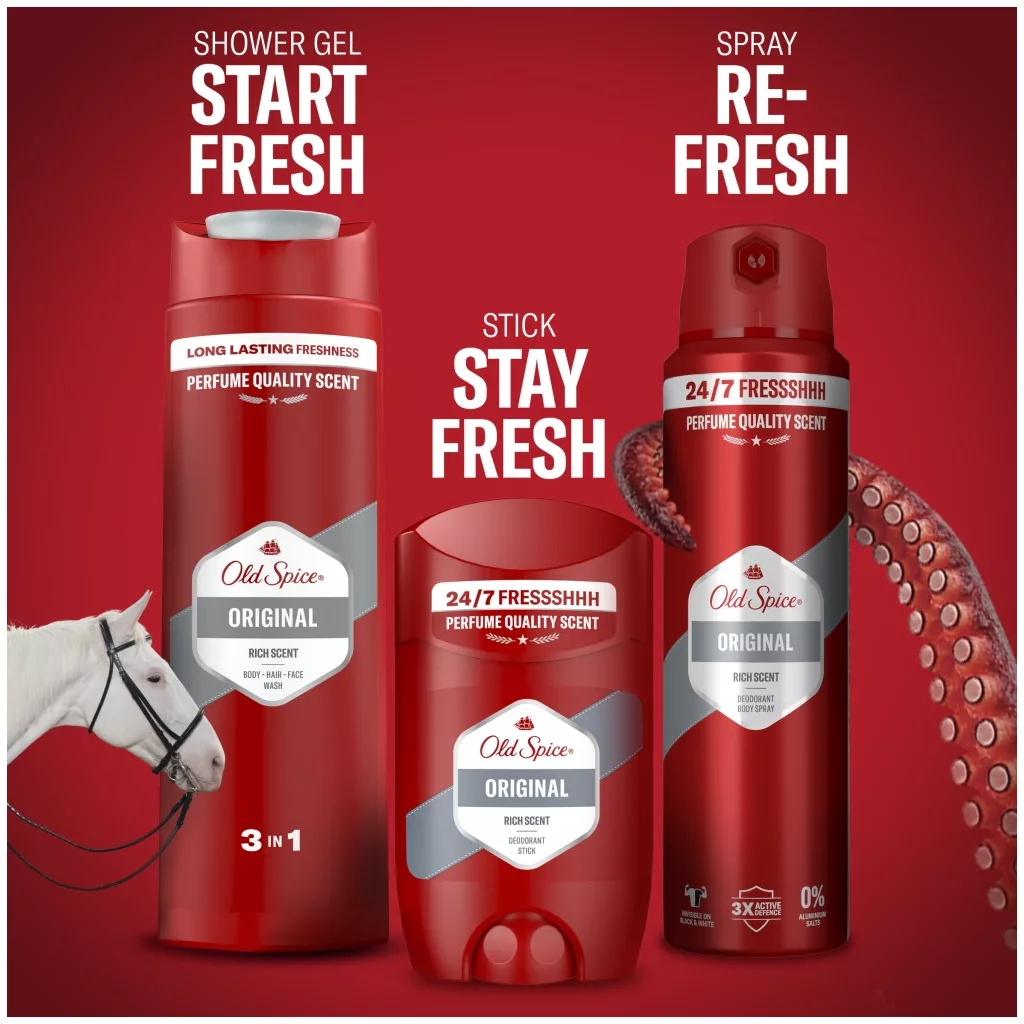 Old Spice Original stift dezodor (3x50 ml)