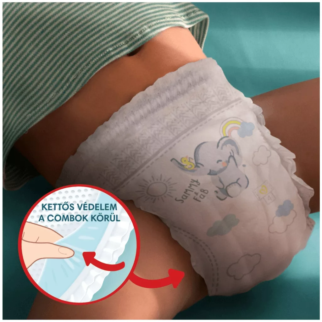 Pampers Premium Care Pants bugyipelenka 4, 9-15 kg HAVI PELENKACSOMAG 228 db