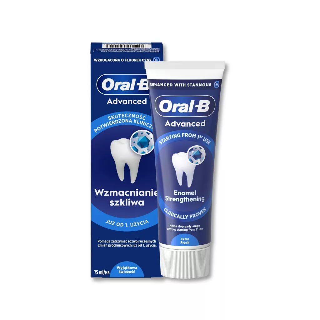Oral-B Advanced Enamel Strenghtening Extra Fresh fogkrém (2x75 ml)