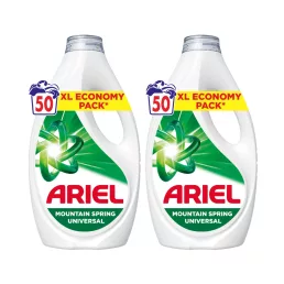   Ariel Mountain Spring folyékony mosószer 2x2,25 liter (100 mosás)