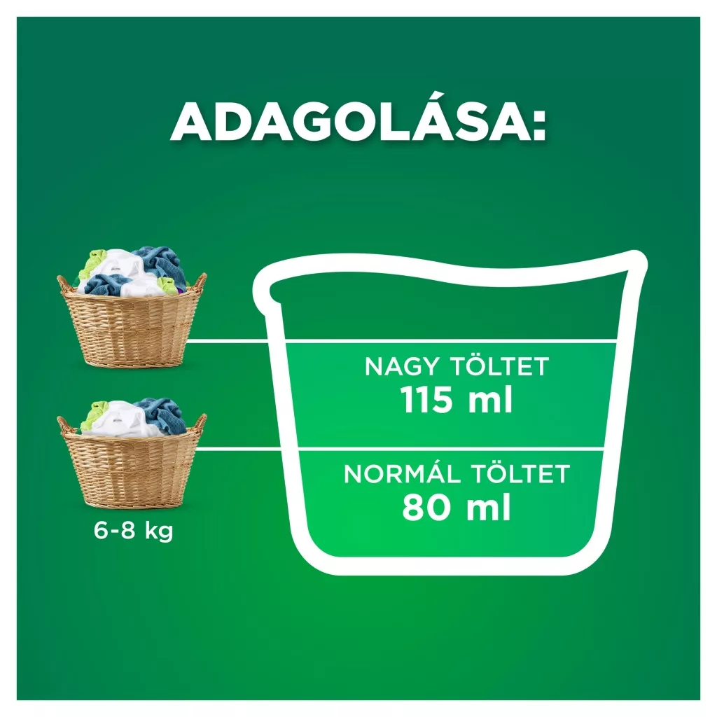 Ariel Mountain Spring folyékony mosószer 3x2,25 liter (150 mosás)
