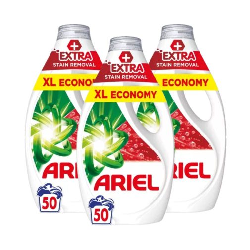 Ariel Extra Clean folyékony mosószer 3x2,25 liter (150 mosás)