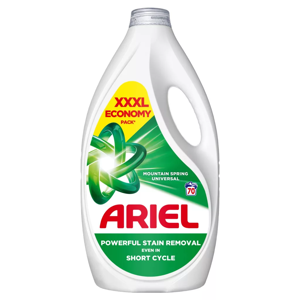 INGYENES SZÁLLÍTÁS - Ariel Mountain Spring folyékony mosószer 3x3,15 liter (210 mosás)