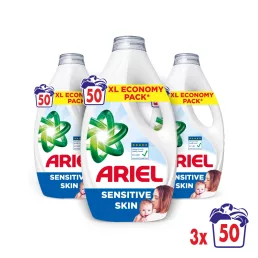   Ariel Sensitive folyékony mosószer 3x2,25 liter (150 mosás)