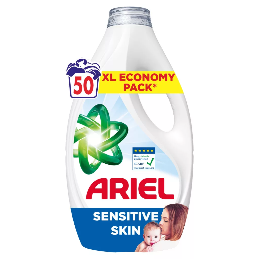 Ariel Sensitive folyékony mosószer 3x2,25 liter (150 mosás)