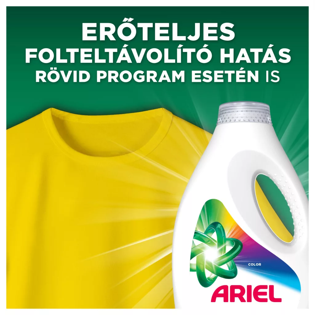 INGYENES SZÁLLÍTÁS - Ariel Color folyékony mosószer 3x3,15 liter (210 mosás)