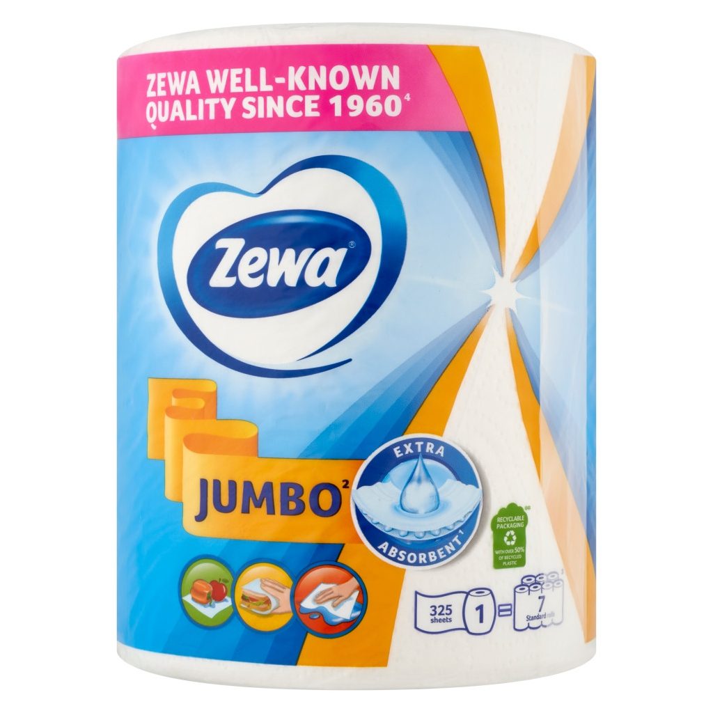 Zewa Jumbo White 2 rétegű papírtörlő 3x1 tekercs (3x325 lap)