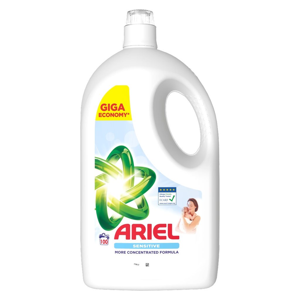 INGYENES SZÁLLÍTÁS - Ariel Sensitive Skin folyékony mosószer 3x4,5 liter (300 mosás)