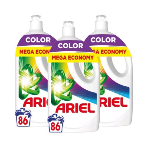 INGYENES SZÁLLÍTÁS - Ariel Color folyékony mosószer 3x3,87 liter (258 mosás)