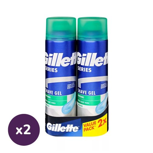 Gillette Series nyugtató hatású borotvazselé (2x2x200 ml)