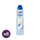 Dove deo Talco izzadásgátló aeroszol (6x150 ml) + ajándék hajpánt