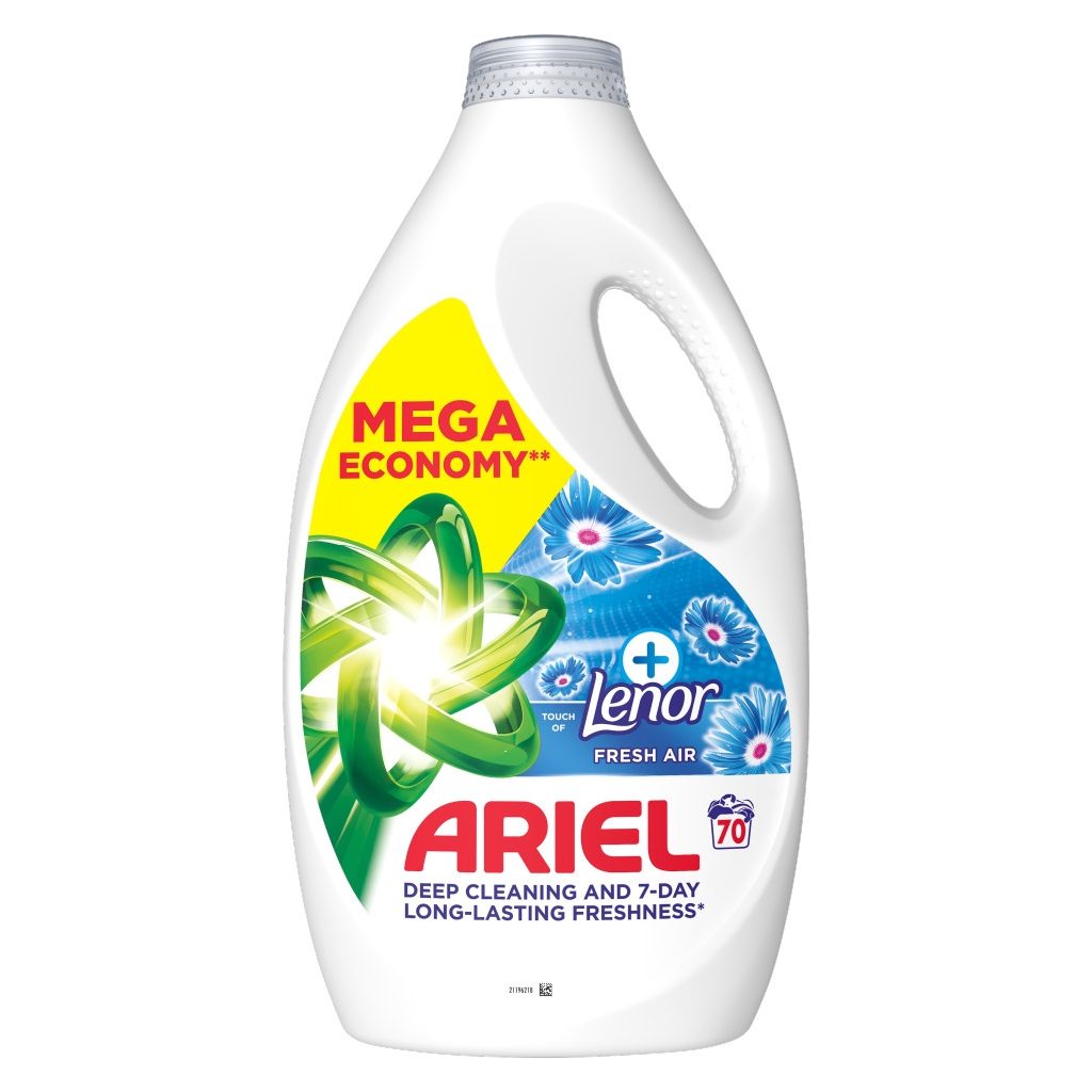 INGYENES SZÁLLÍTÁS - Ariel Fresh Air folyékony mosószer 3x3,15 liter (210 mosás)