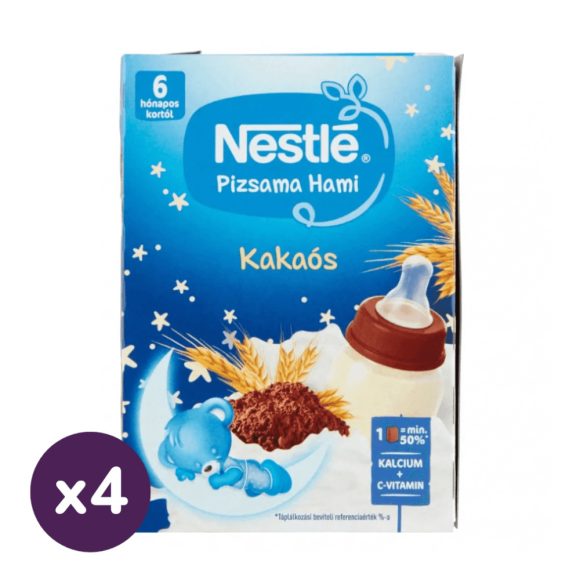 Nestlé Pizsama Hami UHT kakaós folyékony gabonás bébiétel 6 hó+ (4x400 ml)
