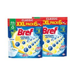 Bref Power Aktiv Lemon toalett frissítő (2x6x50 g)