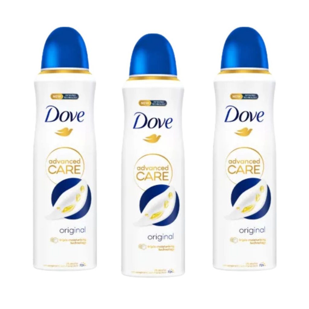 Dove Original izzadásgátló spray (3x200 ml)