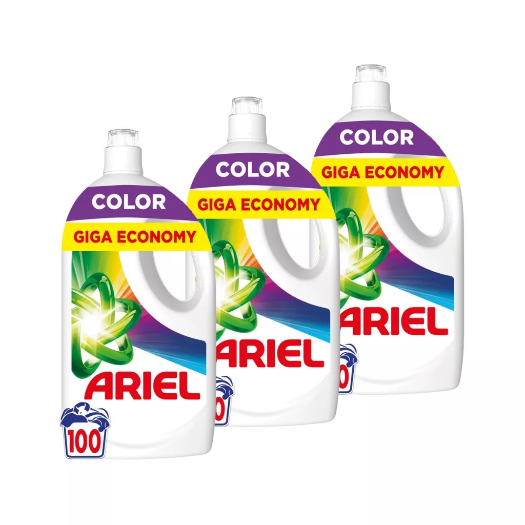 INGYENES SZÁLLÍTÁS - Ariel Folyékony Mosószer Color 3x4,5 liter (300 mosáshoz)