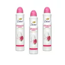 Dove Go Fresh gránátalma izzadásgátló aeroszol (3x200 ml) + AJÁNDÉK Hajpánt