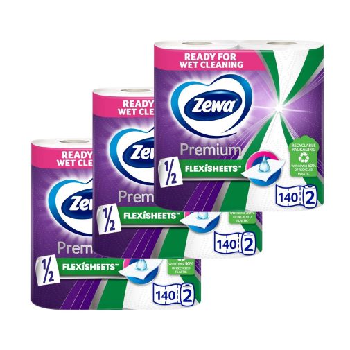 Zewa Premium Extra Long 2 rétegű papírtörlő, 3x2 tekercs (3x140 lap)