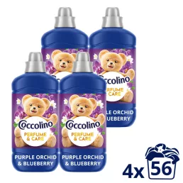   Coccolino Perfume & Care Purple Orchid & Blueberry öblítő 4x1288 ml (224 mosás)