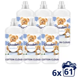   Coccolino Sensitive Cotton Cloud öblítő 6x1403 ml (366 mosás)