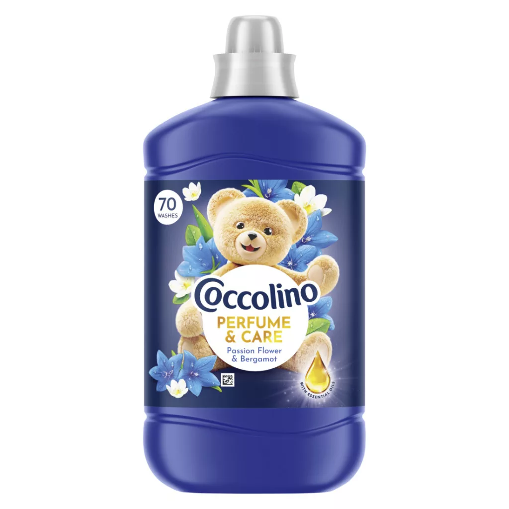 Coccolino Perfume & Care Passion Flower & Bergamot öblítő 4x1610 ml (280 mosás)