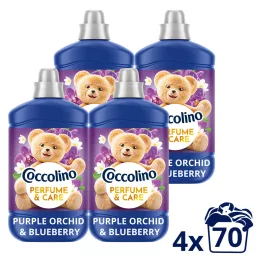   Coccolino Perfume & Care Purple Orchid & Blueberry öblítő 4x1610 ml (280 mosás)