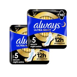   Always Ultra Secure Night Extra egészségügyi betét (2x10 db)