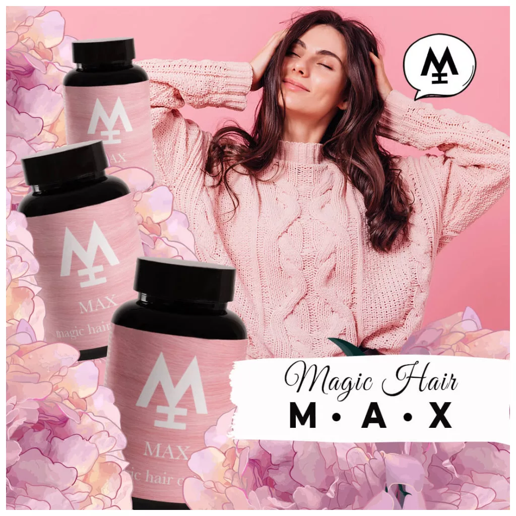 3 havi Magic Hair MAX hajvitamin kapszula kúra csomag