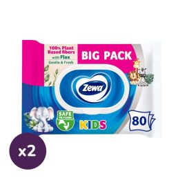 Zewa Baby nedves toalettpapír (2x80 db)