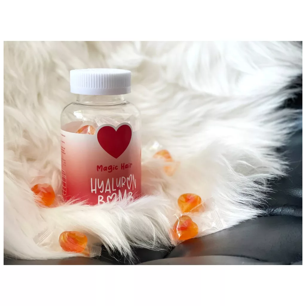 3 havi Magic Hair Hyaluron Bomb gumivitamin a szép bőrért csomag