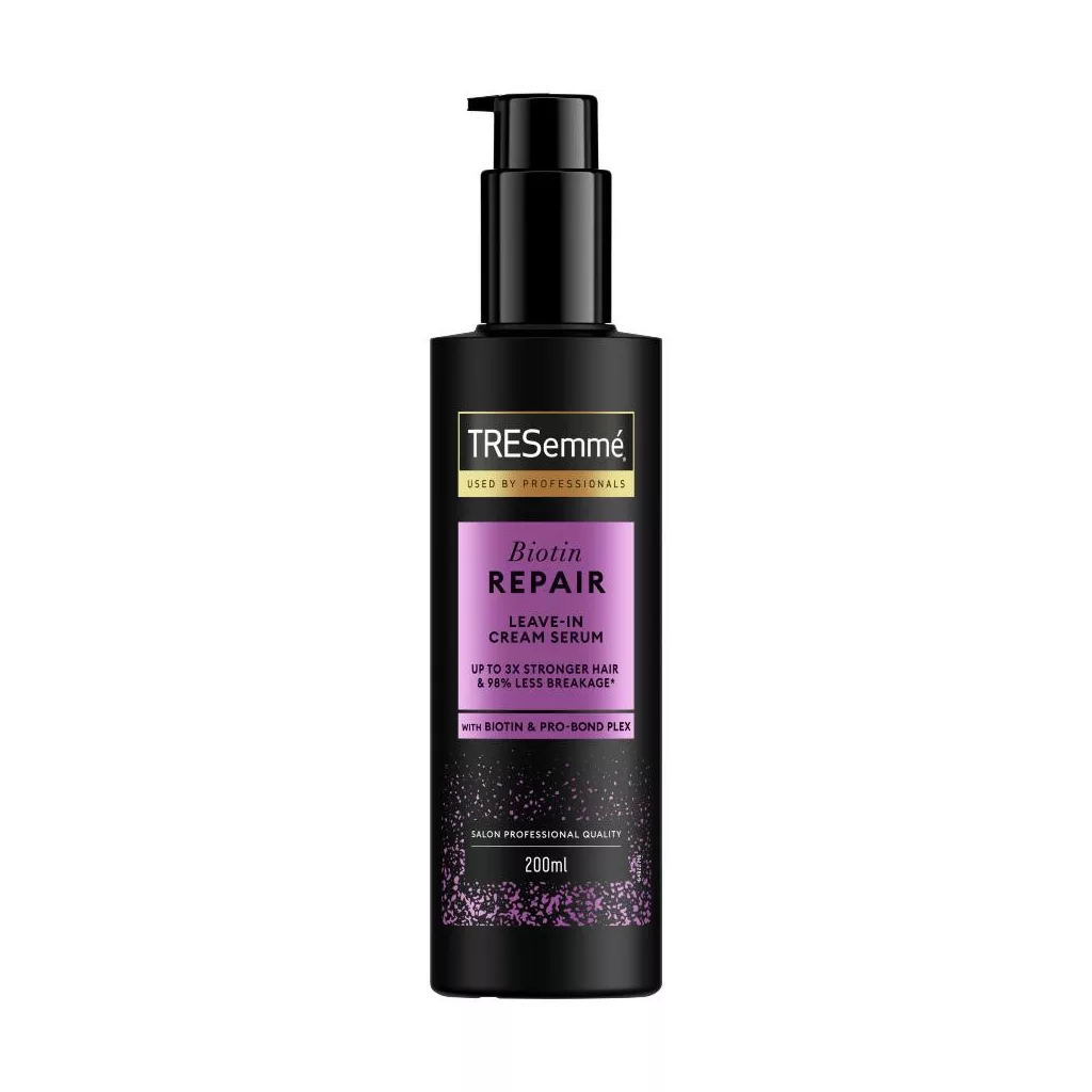 TRESemmé Biotin Repair kiöblítés nélküli hajpakolás töredezett hajra (2x200 ml) + AJÁNDÉK hajturbán