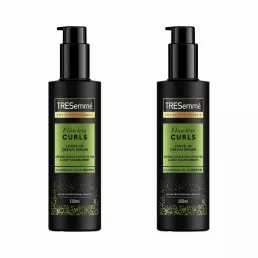   TRESemmé Flawless Waves kiöblítés nélküli hajpakolás a rugalmas hullámokért (2x200 ml) + AJÁNDÉK hajturbán