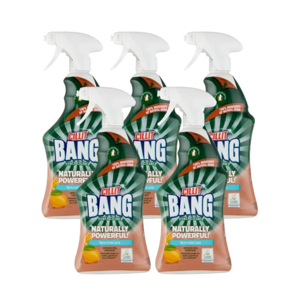 Cillit Bang Természetesen hatékony kosz és vízkőoldó (5x750 ml)