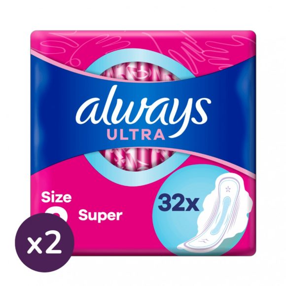 Always Ultra Super egészségügyi betét (2x32 db)