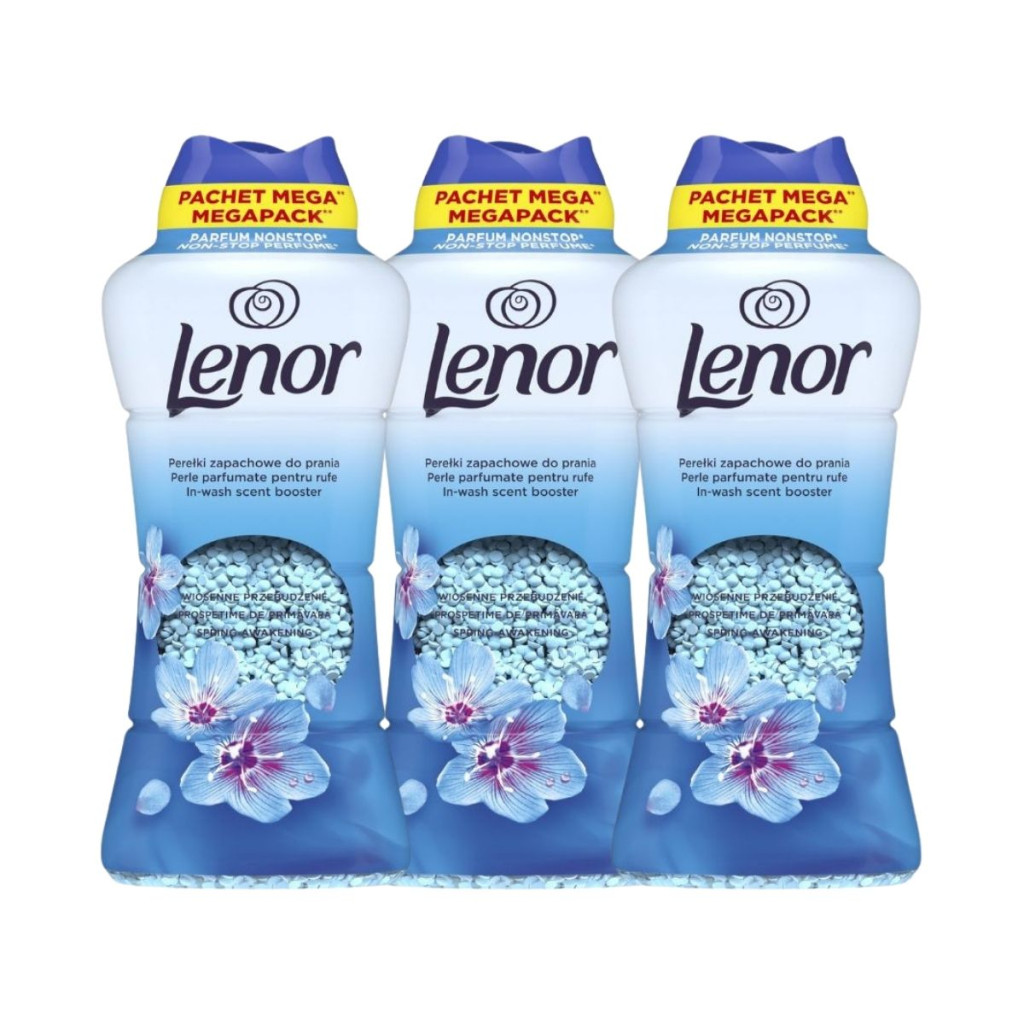 INGYENES  SZÁLLÍTÁS - Lenor Spring Awakening illatgyöngy 3x735 g (180 mosás)