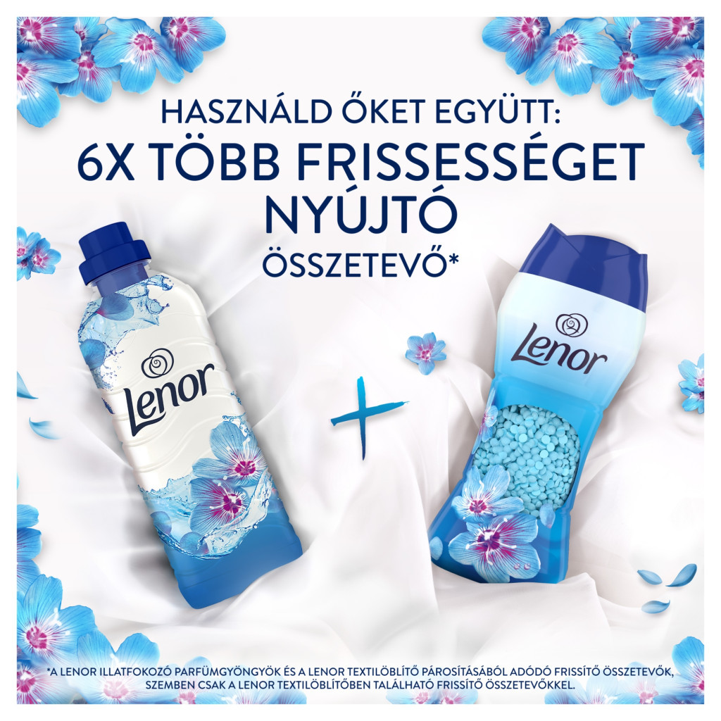 INGYENES  SZÁLLÍTÁS - Lenor Spring Awakening illatgyöngy 3x735 g (180 mosás)
