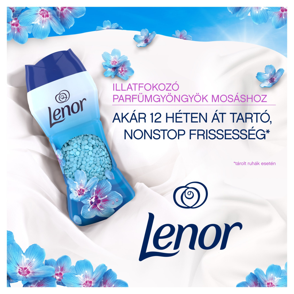INGYENES  SZÁLLÍTÁS - Lenor Spring Awakening illatgyöngy 3x735 g (180 mosás)