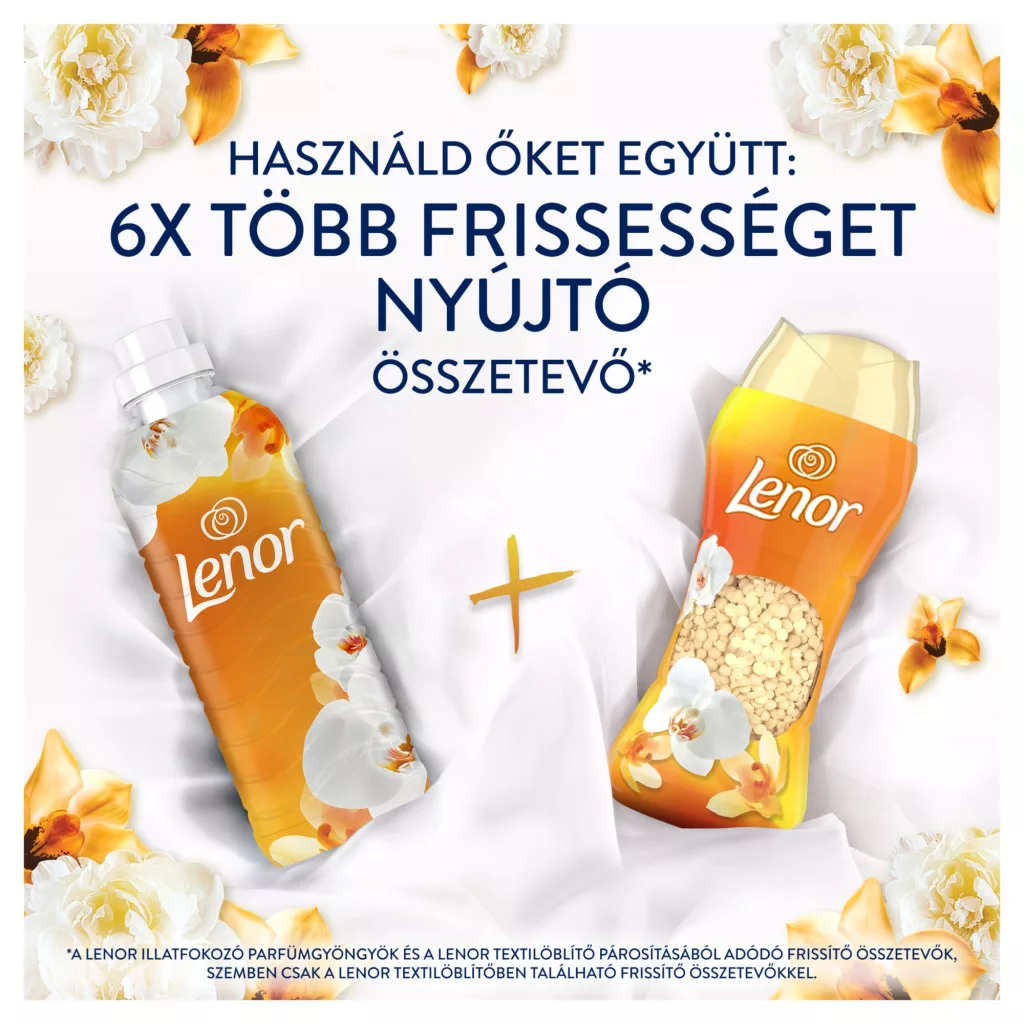 Lenor Gold Orchid illatgyöngy 3x735 g (180 mosás)