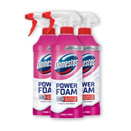 Domestos Power Foam Hab spray Floral Fresh (3x435 ml)