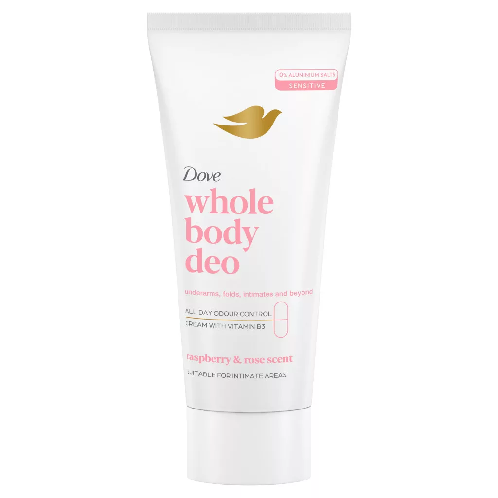 Dove Whole Body Raspberry & Rose dezodor krém (3x75 ml)