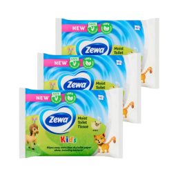 Zewa Kids nedves toalettpapír (3x42 db)