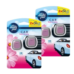 Ambi Pur Flowers & Spring autóillatosító (2x2 db)