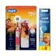 Oral-B Kids Oroszlánkirály elektromos fogkefe + Oral-B Pro Kids Oroszlánkiráy fogkefefej csomag