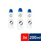 Dove Original izzadásgátló spray 3x200 ml