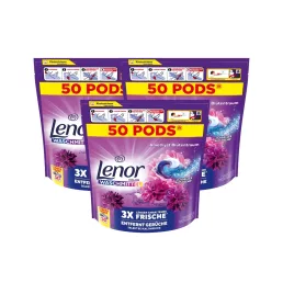   INGYENES SZÁLLÍTÁS - Lenor PODS® Amethyst Flower Bloom Color Mosókapszula 3x50 db (150 mosás)