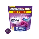 INGYENES SZÁLLÍTÁS - Lenor PODS® Amethyst Flower Bloom Color Mosókapszula 3x50 db (150 mosás)