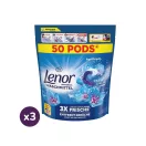 INGYENES SZÁLLÍTÁS - Lenor PODS® April Fresh Univerzális Mosókapszula 3x50 db (150 mosás)