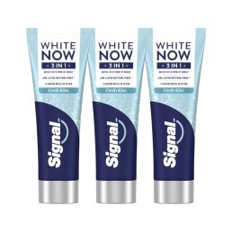 Signal Better tier White Now Fresh Kiss fogkrém (3x75 ml)
