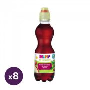   Hipp BIO szénsavmentes ásványvíz piros gyümölcslével, 12 hó+ (8x300 ml)